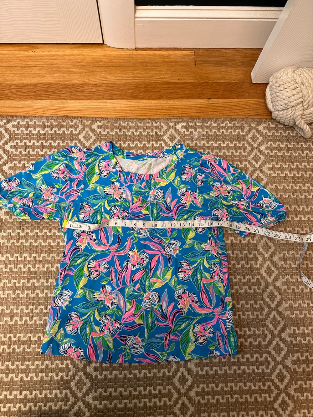 Lilly Pulitzer Rhett Top, Keep on Beleafing - Picture 5 of 6